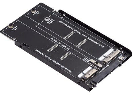 NFHK 2.5inch SATA 22Pin to 2010 2011 2012 Mac Air Pro Retina SSD 12+6Pin 17+7Pin A1425 A1398 MC975 MC976 Case Enclosure