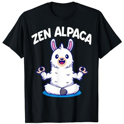Zen-Alpaka-Yoga T-Shirt