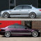 FENVY Auto Seitenstreifen Seitenaufkleber Aufkleber Grafiken,für BMW E46 3 Series E30 E34 E36 E39 E60 E70 E87 E90 E91 E92,Autotür Seitenschweller Aufkleber Body Decor Styling Decals,D-Grey