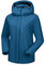 OutPro Skijacke Damen Wasserdicht Snowboardjacke Winterjacke Hooded Warm Winterjacke Dickes Gänsedaunenfutter Doppelte Seitentaschen Wanderjacke mit Reißverschluss für Outdoor-Aktivitäten Blau XL