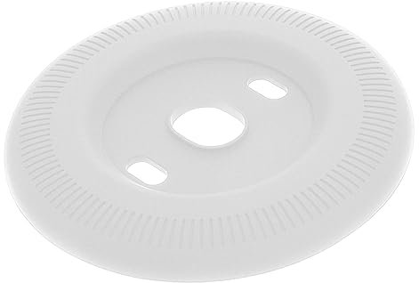 AUTSUPPL Thermostat Wall Plate Cover for Nest Thermostat White Silicone Trim Kit Soft Touch Protective Case Covers Old Holes Easy to Install