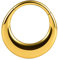 Vankula Septum Piercing Ring Hinged Segment Clicker 10mm 16g Chirurgenstahl Helix Daith Tragus Conch Piercing Schmuck für Frauen und Männer Hoop Gold