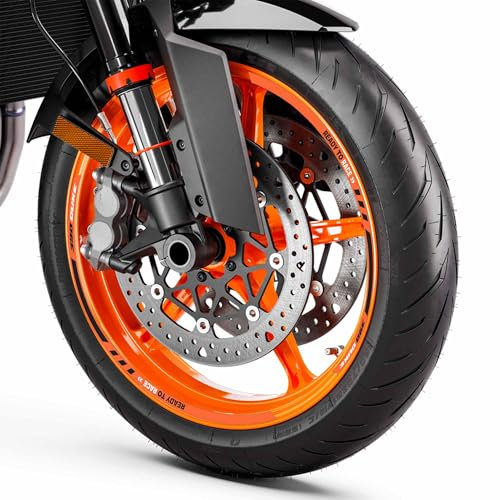 labelbike - Aufkleber Streifen Motorrad Felgen Räder Aufkleber Kit Schutz kompatibel mit KTM Duke 390