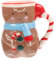 ABOOFAN Weihnachtsbecher Aus Keramik Lebkuchenbecher Frühstückstasse Schneemann-kaffeetasse Tassen Aus Steingut Geschirr Für Weihnachtsfeiern Weihnachtsmann-becher Latte-becher Coffee