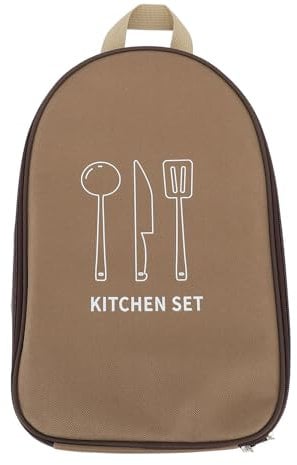 Camping-Kochset, Camping-Utensilien-Set, Auto, Camping, Kochen, Multifunktionale Camping-Küche, Aufbewahrung für Wandern, Camping und Picknicks (Khaki)