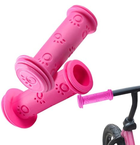 YNPQTDS Bikes Handlebar Grips, Soft Non Slip Cycling Handle Grips - Children's Scooter Handle Grips, Rubber Handle Cover Univ-ersal Kids Bikes Grips For Boys And Girls Kids Bikes, Solid Color