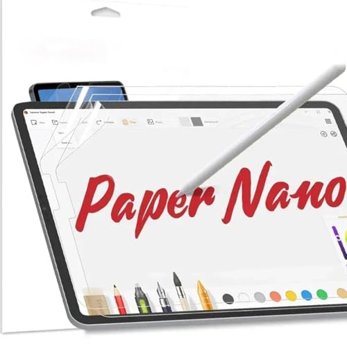 TMahhbid [2 Piezas] Paper-Feel Protector de Pantalla para iPad Air 11-Pulgadas M3 2025/M2 2024, Feel Like Efecto Papel, Película de PET Mate para Dibujar [Antirreflejo]