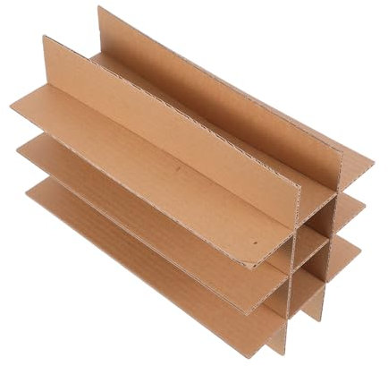 OUNONA 5pcs Moving Box -trenner Für Glaswarenverpackungsvorräte Mit Karton -ornament -trennwänden Und Flaschenteiler Für Den Sicheren Transport Von Zerbrechlichen Gegenständen