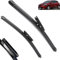 Coche Escobilla Limpiaparabrisas para Renault Clio 4 2012-2018 Juego de Parabrisas Escobillas Parabrisas Ventana Cepillo de Lluvia