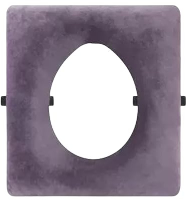 MagiDeal Commode Seat Cushion Padded with Fixing Straps Commode Chair Cushion Toilet Pad for Disabled Handicapped Shower Chair, O Shape