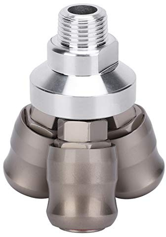 aqxreight 3 Way Quick Coupler Duty Pneumatic Connector with Self Locking Design for Tools, G1/2in Round Fitting, Explosion Proof Accessory for Compressors, Drills, and More