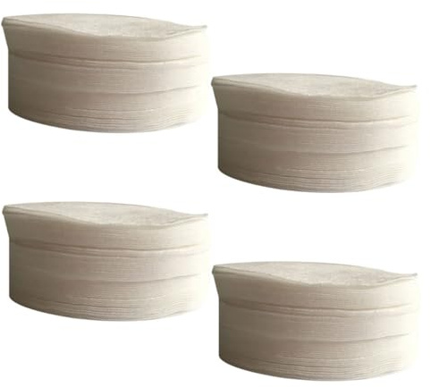 LABRIMP Disques Démaquillants Ronds 7 Cm en Tissu Non Tissé Blanc, Lot de 200 Lingettes Démaquillantes Absorbantes Jetables pour Visage et Soin Peau Femme, Usage Quotidien et