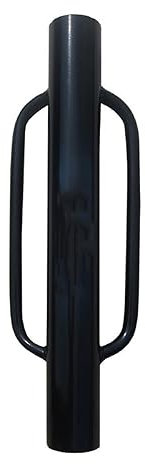 MTB Fence Post Driver with Handle, 12LB Black Iron T Post Pounder Hand Post Rammer for U Fence Post Wooden Post