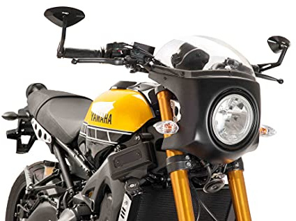 Puig Retro Semi Fairing Black 8934W for Yamaha XSR900 16'-19'