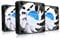 AABCOOLING Super Silent Fan 6 - Leise und Efizient 60mm Gehäuselüfter mit 4 Anti-Vibration-Pads - Mini Ventilator, 3D Drucker, PC Ventilator, PC Fan - Wertpaket 3 Stück