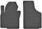2 Stück Gummifußmatten Vorne kompatibel mit VW Caddy Life (2004-2010) ideal angepasst