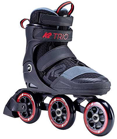 K2 Inline Skates TRIO S 100 Für Herren Mit K2 Softboot, Black - Red, 30E0241