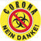 1A Style Sticker Corona Virus - Nein Danke Aufkleber Virus Corona