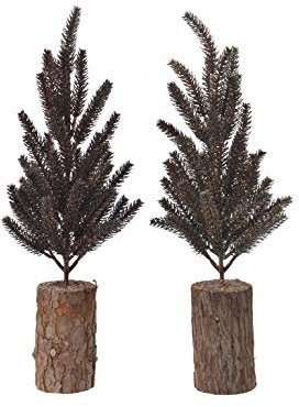 Everlands 680495 Minibaum Holzfuss 44 cm Sortiert (1 Stück)