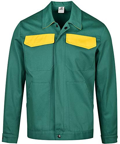 BWOLF ARES 100% Cotone Giacca da lavoro da Uomo Giacche da Lavoro in Cotone verde XL