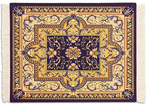 ZHOUJIE Tapis de Souris, Tapis de Souris Oriental, Tapis de Souris tissé, Tapis de Souris Persan, Mini Tapis Oriental Accessoires d'ordinateur