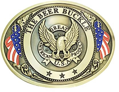 FIYSON Étui à bière Boucle de Ceinture Boucle Bouteille Porte-Boissons étui en Cuir Porte-bière Accessoires de bière Boucle de Bouteille Porte-bière adapté pour Barbecue fête Hommes Cadeaux (Bronze)