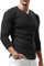 Lehmanlin Men's Slim Fit Athletic T-Shirt Polyester Casual Wear Soft Breathable Underwear Black S