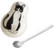 Repose-cuillère à café et cuillère – Repose-cuillère en céramique en forme de chat mignon – Support de cuillère à café décoratif pour bar à café, accessoires de cuisine