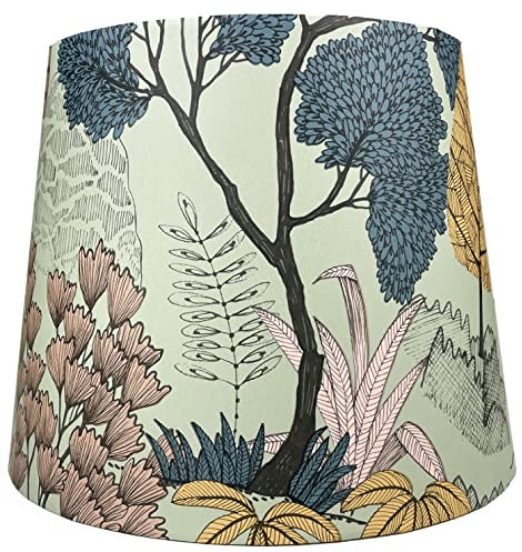 Tropical Table Lamp Shade Ceiling Light Shade Green Jungle Palm Leaf Leaves Flower Forest Tree Lampshades Home Decor Bedroom Accessories