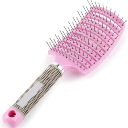TSMAZ Magic Detangling Brush - Boar Bristle Paddle Brush for Women & Kids, Long, Thick, Curly Hair