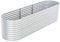 Willood Garten Hochbeet 320x80x81 cm Verzinkter Stahl Silbern