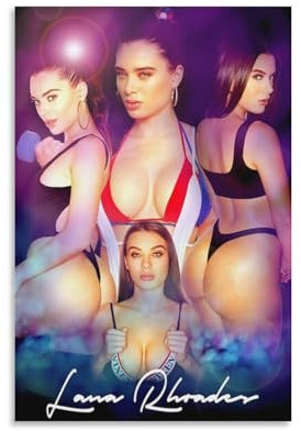 TINCHEW Lana Rhoades Poster (2) Wandkunst, Bild, Gemälde, Tapisserie, Druck, Wandteppich, Kunstwerke, Schlafzimmer, Wohnzimmer, Dekoration, 30 x 45 cm