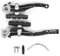 Hominas Fahrrad V Bremse, V Brake Vordere Hintere Aluminium V-Brake Bremsen Set Bremsen Fahrrad Schwarz Universal Fahrradbremsen Set für Mountainbikes und Rennräder