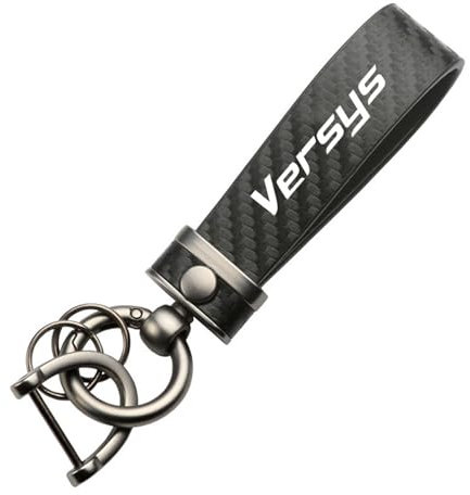 Porte-Clés De Moto En Alliage De Zinc Et Fiber De Carbone, Pour Kawasaki Versys Versys300 Versys650 Versys1000, Cadeaux