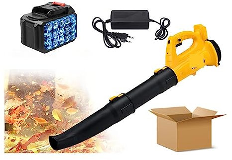 Velocità 320 CFM Aeratore senza fili industriale ， Spazzatrice for foglie di neve Attrezzi for parti da giardino ， Polvere for la cura del prato for batteria da 21 V - Blower(6.0-1 battery)