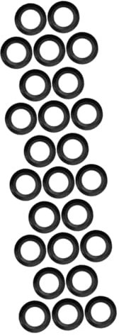 Angoily 5 Sätze Spülbeckendichtung Für Badewannenstöpsel Beckenstopfen Korbsiebscheibe Dichtung Für Abflusssieb Im Spülbecken Waschbecken Ablauf Dichtung Gummi Black 5 Stück * 5