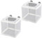 Ksvaye 2 Stück Aufzuchtbecken Aquarium Isolation Netz Laichkasten, Aquarium Züchter Trennnetz Netz Breeding Box mit Saugnäpfe für Alle Arten Aquarien,14,5x15,5x16 cm