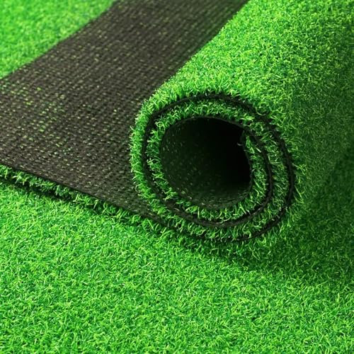 YOEVU - Césped Artificial 20mm | Realismo Natural y Alta Densidad | Resistente a UV y Clima | Fácil Instalación y Sin Mantenimiento | Seguro para Niños y Mascotas, Verde (2X10 Metros)
