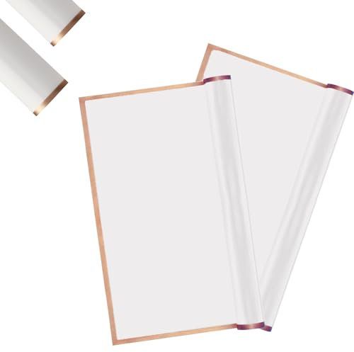 Comioke 20 Fogli Carta per Fioristi, Carta da Imballaggio Floreale Impermeabile, per Fiori per Matrimoni, Compleanni, Decorazioni (Bianco, 56 x 56 cm)