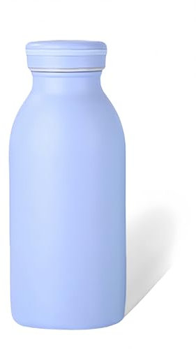 AMFUN Water Bottle Vacuum Insulated Bottle,350mlStainless Steel Sports Water Bottle,BPA Free, Leak Proof for 12hrs Hot & Cold Drinks Water Coffee Milk,Home, Work, Gym & Travel (Blue)
