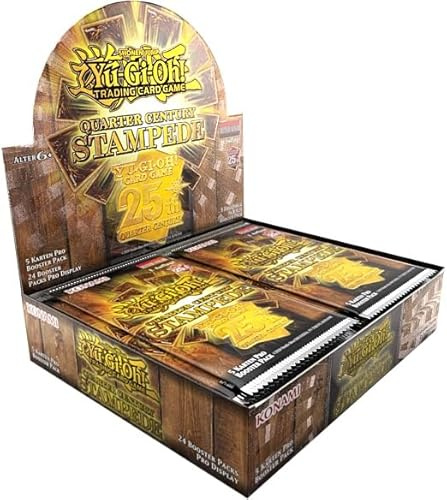 Yu-Gi-Oh! Trading Card Game Quater Century Stampede – Display - 1. Auflage - Deutsche Ausgabe