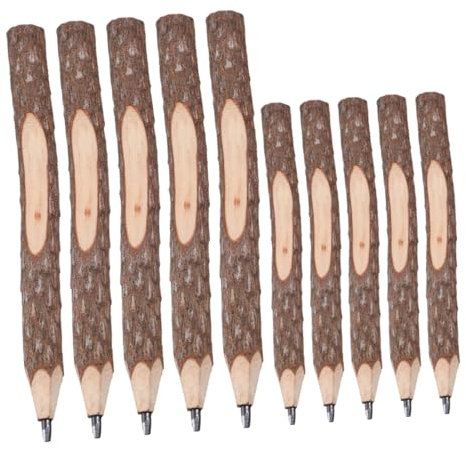 Angoily 10 Stück Holzstift Bleistift Präzise Coole Stifte Malvorlagen Lustige Stifte Für Log-buntstifte Kleine Stifte