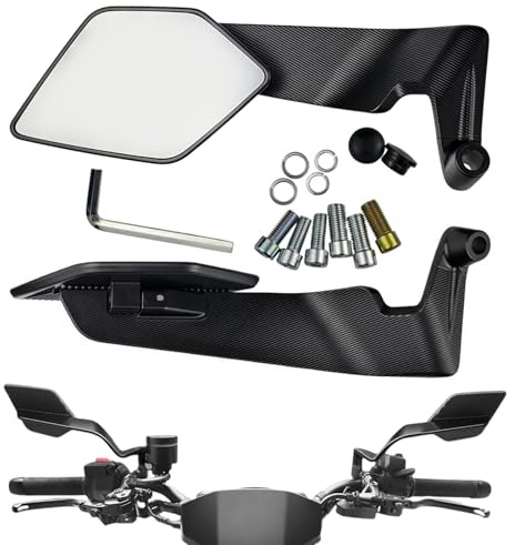 Motorrad Spiegel - Motorrad Rückspiegel Drehbar Universal