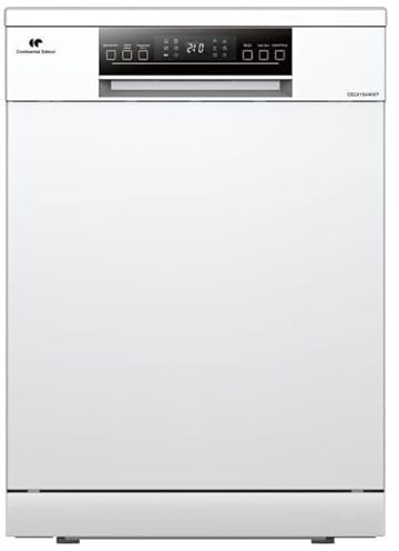 Continental Edison CELV1544IWP Geschirrspüler Freistehend, 15 Maßgedecke, Inverter, 60 cm, 42 dB, Weiß