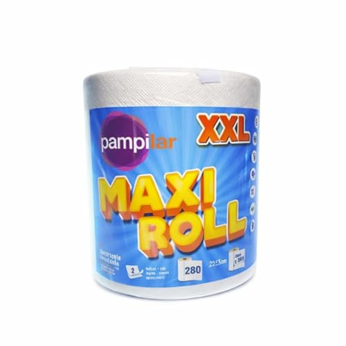 Paquete de 6 Rollos de Papel Multiusos XXL Doble Capa 70 Metros por Rollo