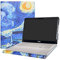 Alapmk Diseñado Especialmente La Funda Protectora de Cuero de PU para 15.6 ASUS ZenBook Flip 15 UX561UD UX561UN & VivoBook Flip 15 TP510UA TP510UQ Series Ordenador portátil,Starry Night