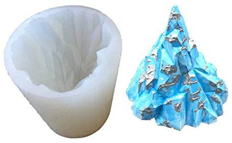 Iceberg Snow Mountain Volcano Silica Mousse Cake Mould,DIY Baking Chocolate Mold, Handmade Fondant Cake Decoration Mold,Craft Epoxy Polymer Clay Mold, Kitchen Bakery Mould Tool,Baking Pan