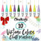 Chalkola 10 Pastell Kreidestifte für Tafel & Fenster 1mm | Ideal als Fensterstifte, Kreidestift, Kreidemarker, Folienstift, Glasmalstifte, Tafelstift & Whiteboard Marker | Feucht abwischbar