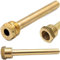 Messing-Gewindefitting Tauchhülse für Temperatursensor 1/2 9 mm Innen Messing 150 mm