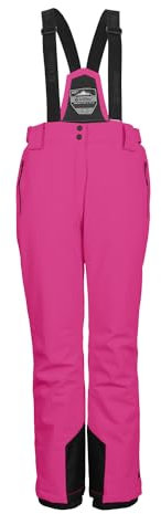 killtec Damen Funktionshose/Skihose mit abnehmbaren Trägern KSW 249 WMN SKI PNTS, neon Orchid, 42, 37559-000
